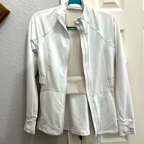 Fabletics Jackets & Blazers - Fabletics white jacket size small